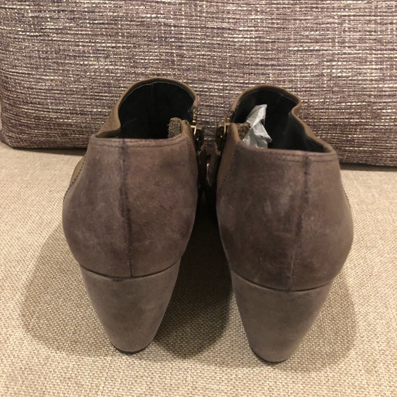 Eileen Fisher slope pm ankle booties zip round toe - Picture 4 of 8